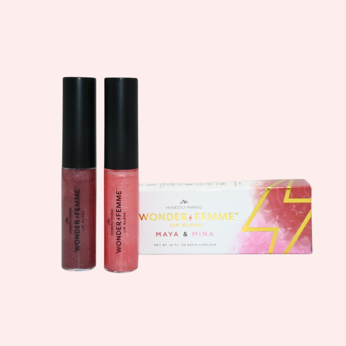 Limited Edition Wonder Femme Lipgloss Duo - Honestly Margo