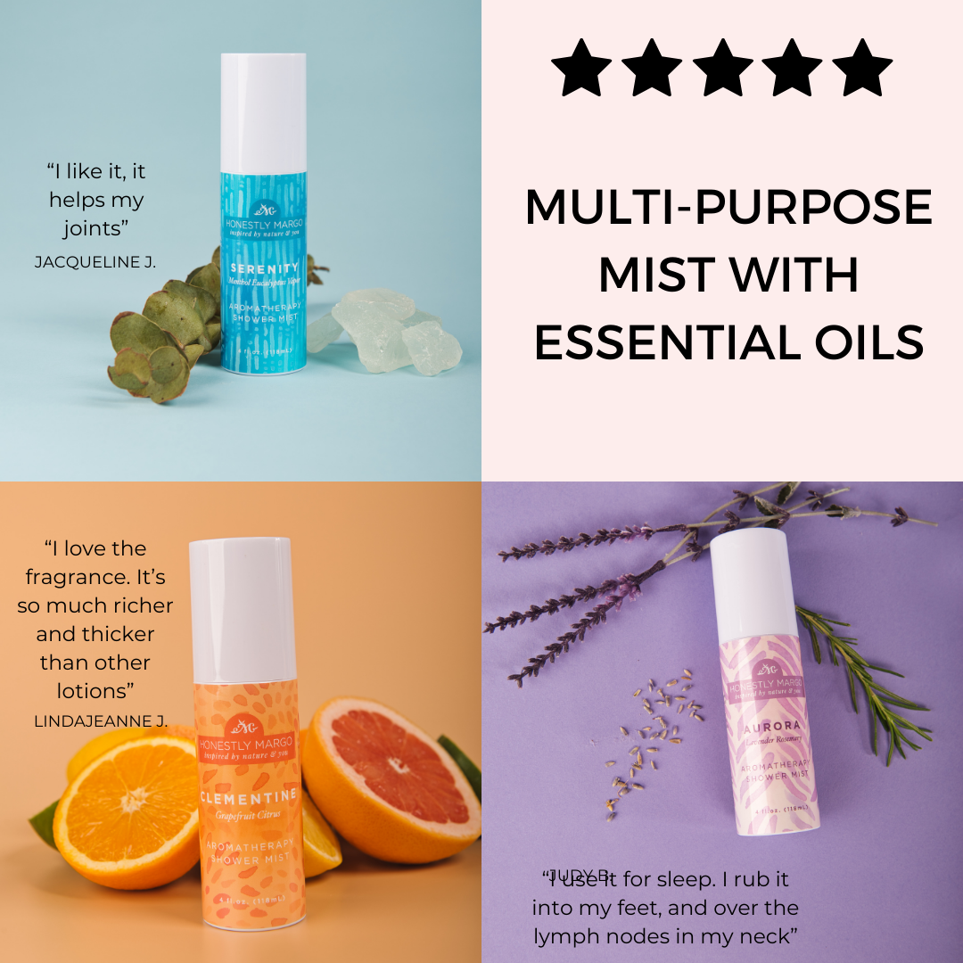 Aromatherapy Shower Mist Trio | Honestly Margo Aromatherapy Shower Mist Trio | Honestly Margo