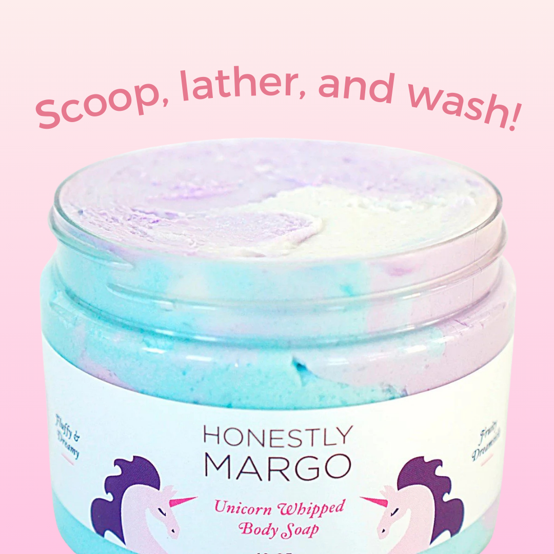 Unicorn Fruity Dreamsicle Whipped Body Soap - Honestly Margo