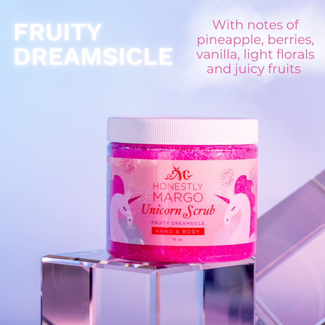 Unicorn Fruity Dreamsicle Hand & Body Scrub - Honestly Margo