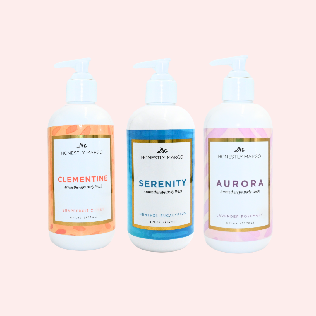 Aromatherapy Body Wash Trio - Honestly Margo
